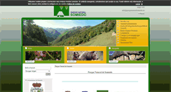 Desktop Screenshot of parquenaturalsomiedo.es