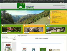 Tablet Screenshot of parquenaturalsomiedo.es